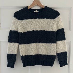 Blue and White Striped Crewcuts Sweater